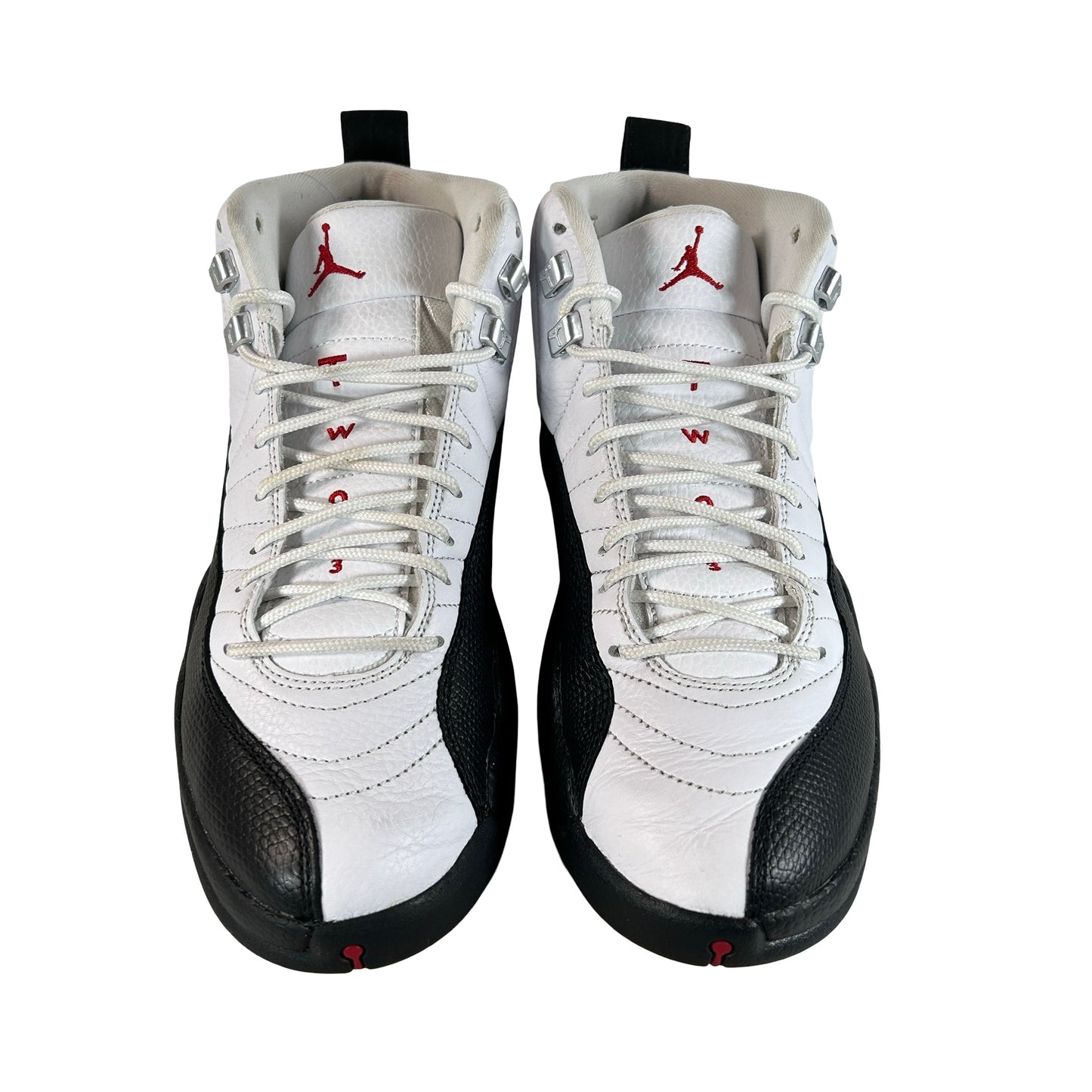 CT8013 162 Air Jordan 12 Red Taxi [USED] - 8.5 M (Used)