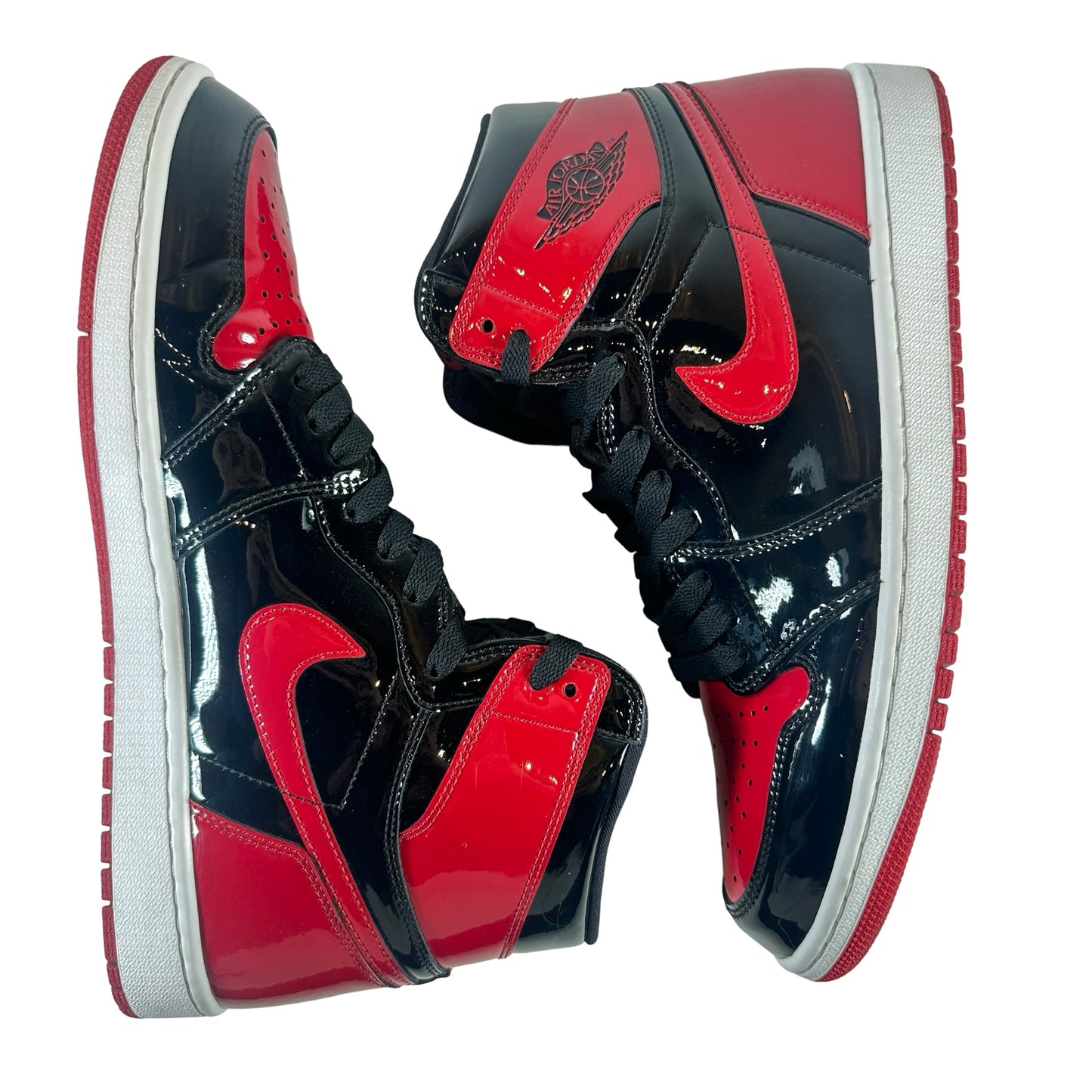 555088 063 Jordan 1 Retro High OG Patent Bred [USED] - 13 M (Used3)