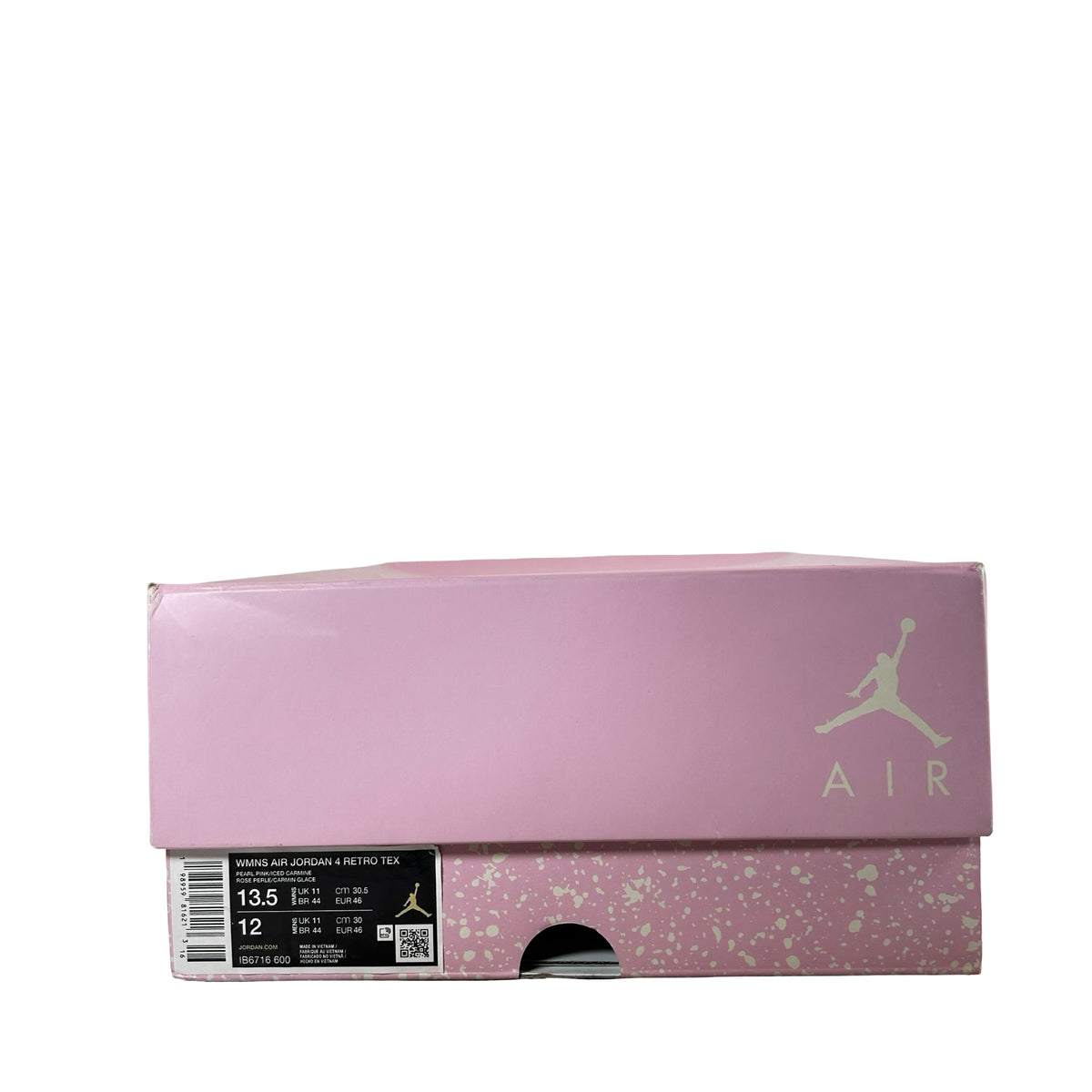 IB6716 600 Air Jordan 4 Retro Iced Carmine (Women's) [USED] - 13.5 W (Used)