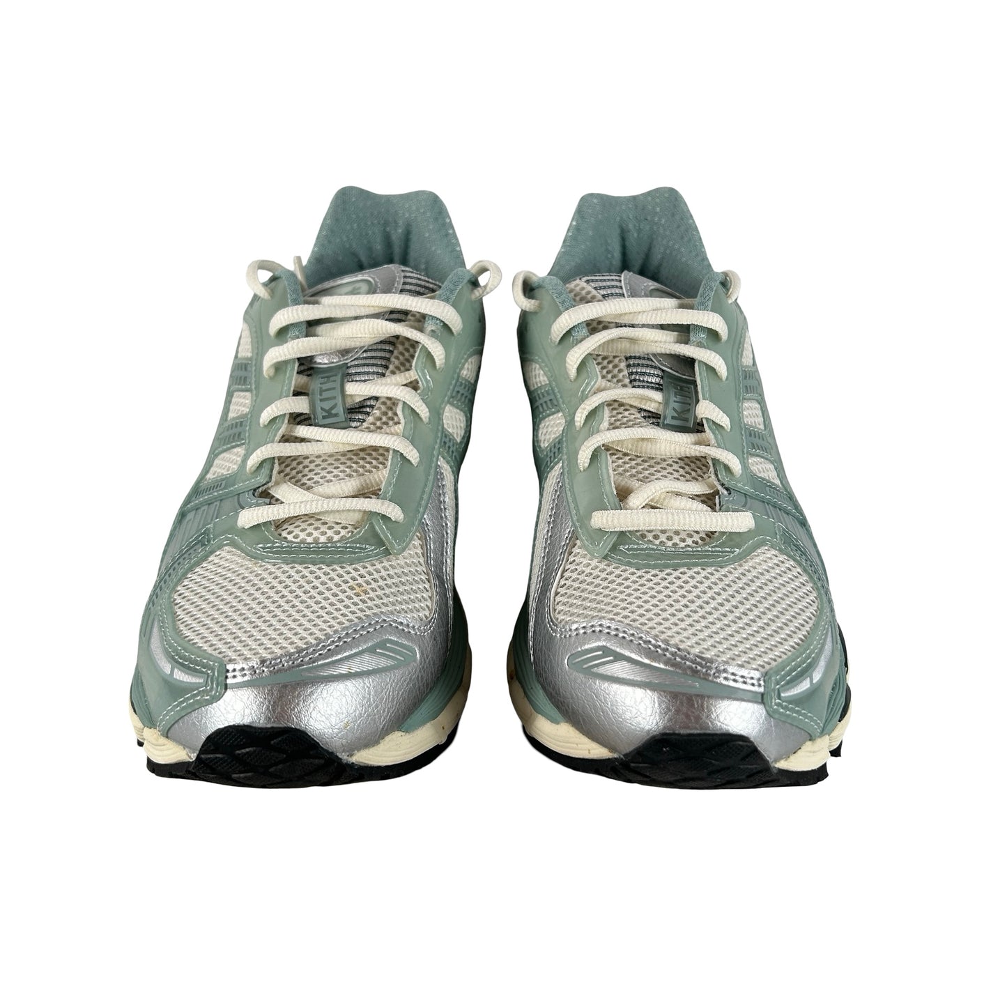 1203A675 100 ASICS Gel-Kayano 12.1 Kith Cream Sage [USED] - 8.5 M (Used)
