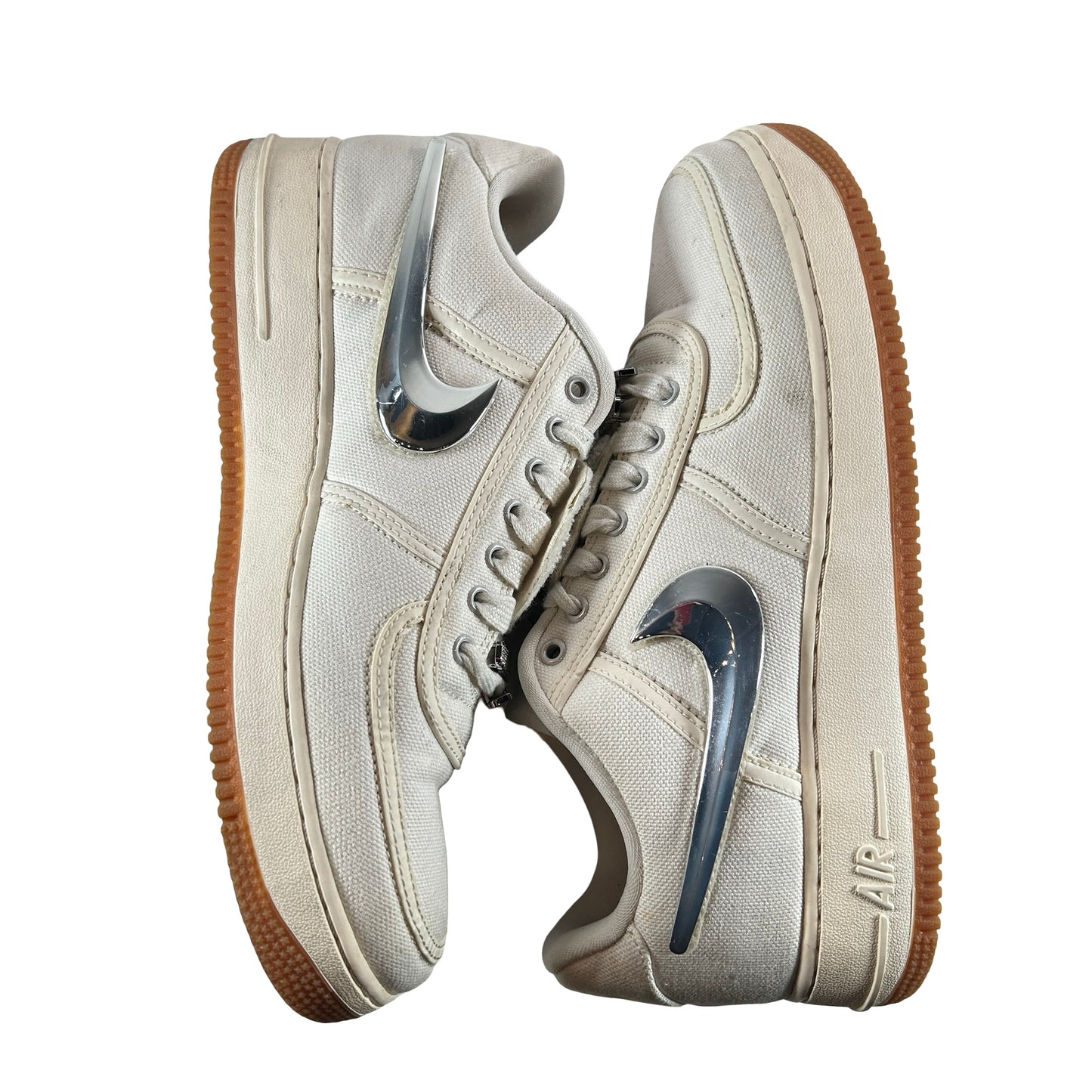 AQ4211 101 Nike Air Force 1 Low Travis Scott Sail [USED] - 10 M (Used) (No Box)