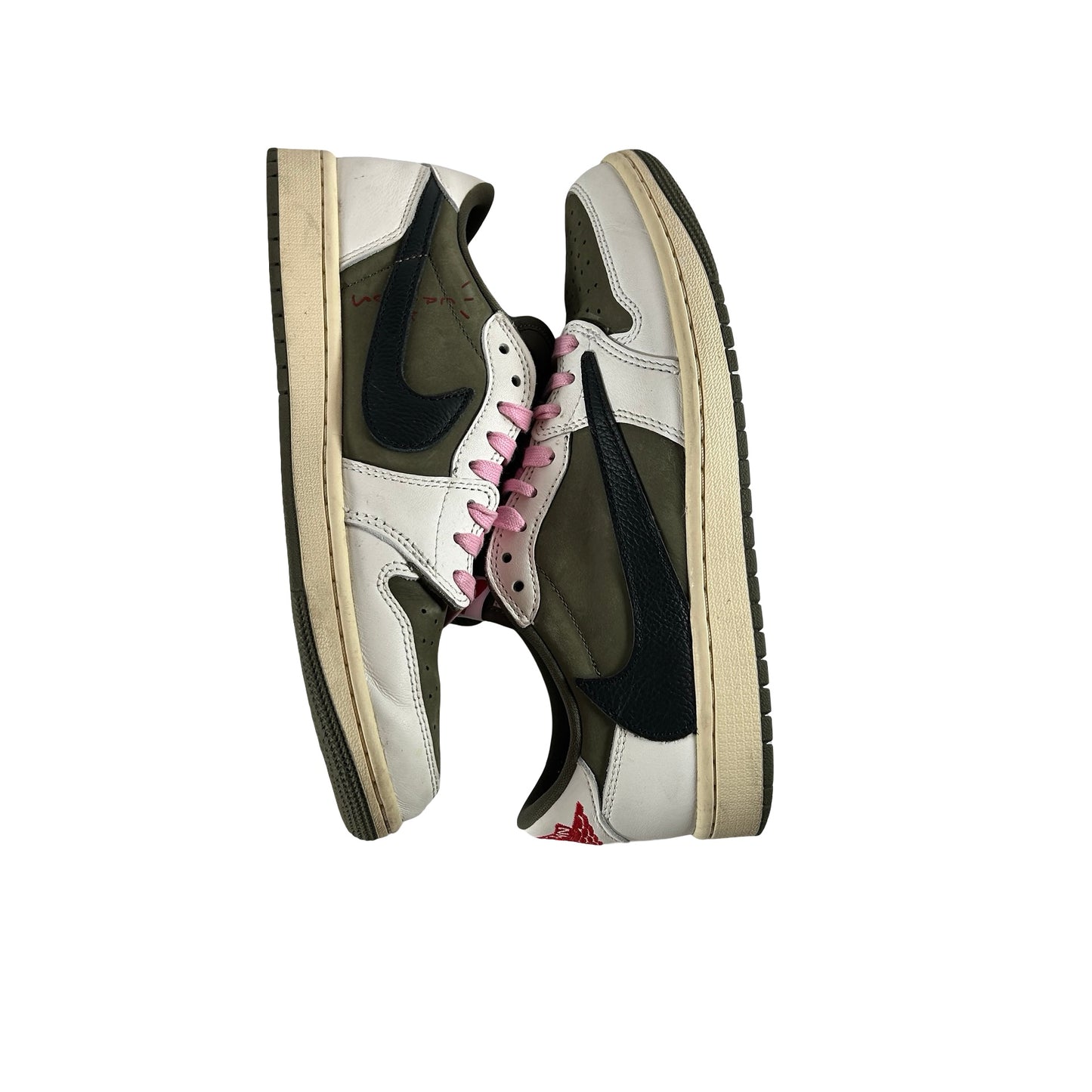 DM7866 200 Jordan 1 Retro Low OG SP Travis Scott Medium Olive [USED] - 8 M (Used3)