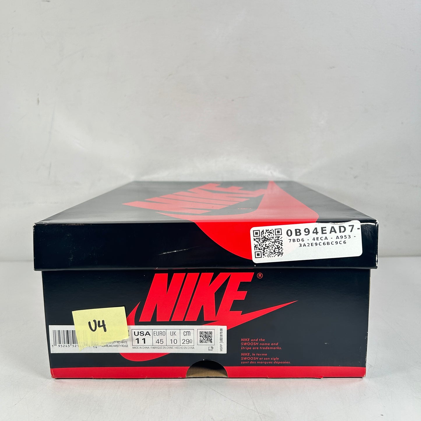 555088 063 Jordan 1 Retro High OG Patent Bred [USED] - 11 M (Used4)