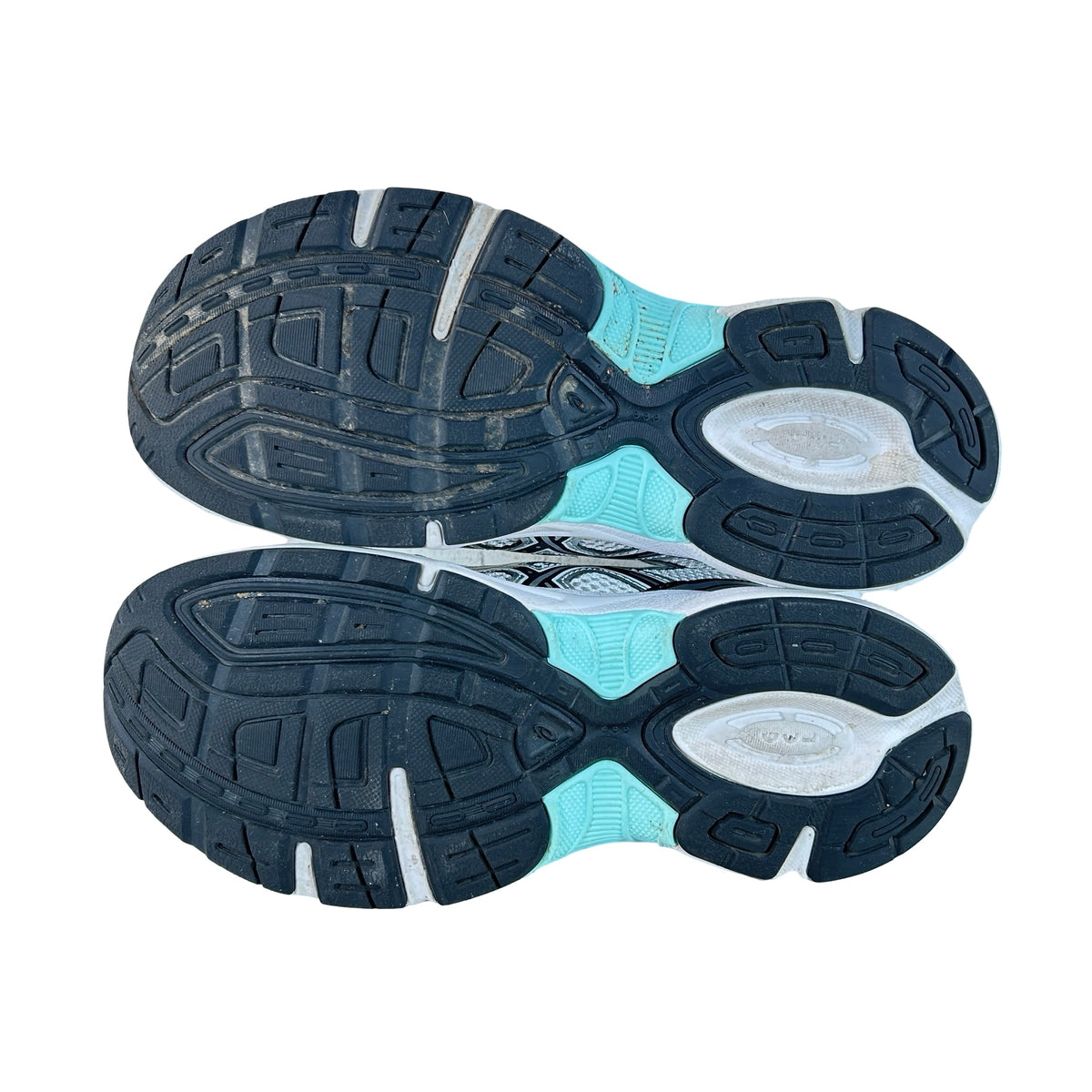 1204A163 102 ASICS Gel-1130 White Aqua (GS) [USED] - 5.5 M (Used2) (Replace Box2)