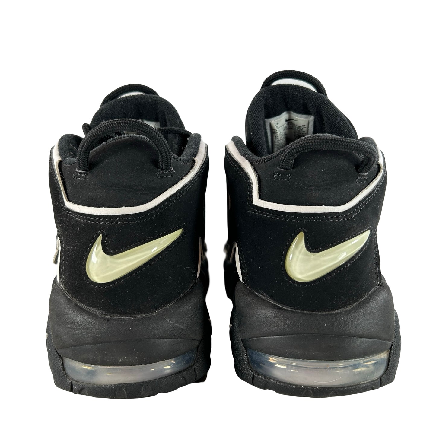414962 002 Nike Air More Uptempo Black White [USED] - 8 M (Used)