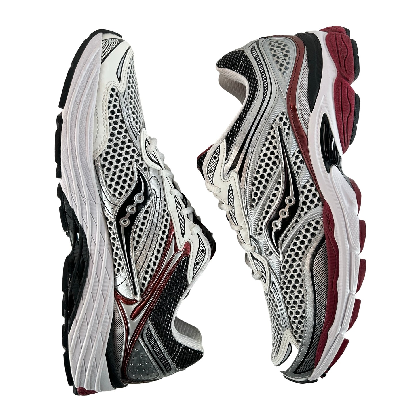 S70739-1 Saucony ProGrid Omni 9 OG White Silver Red [USED] - 11.5 M (Used)