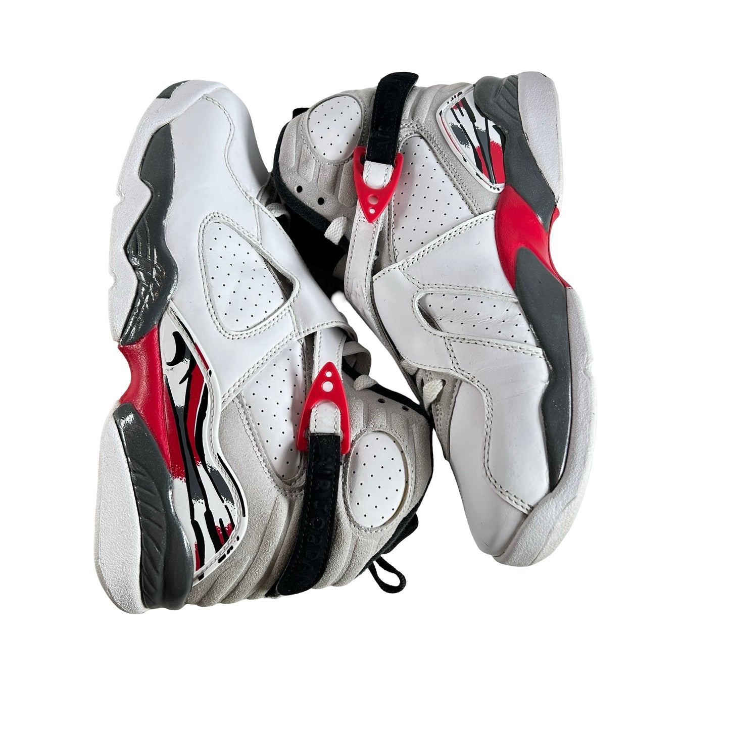 305368 100 Jordan 8 Retro White True Red (2025) (GS) [USED] - 5.5 Y (Used)