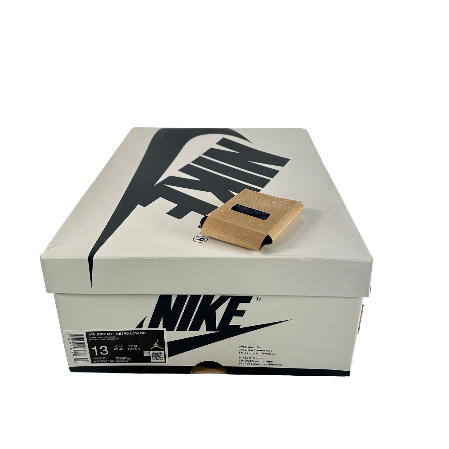 HQ2993 100 Jordan 1 Retro Low OG Howard University [USED] - 13 M (Used)