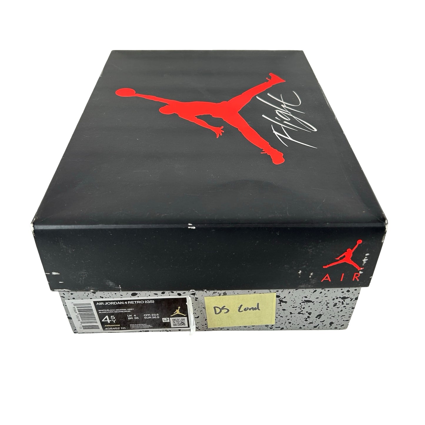 408452 111 Jordan 4 Retro Militar Negro (GS)