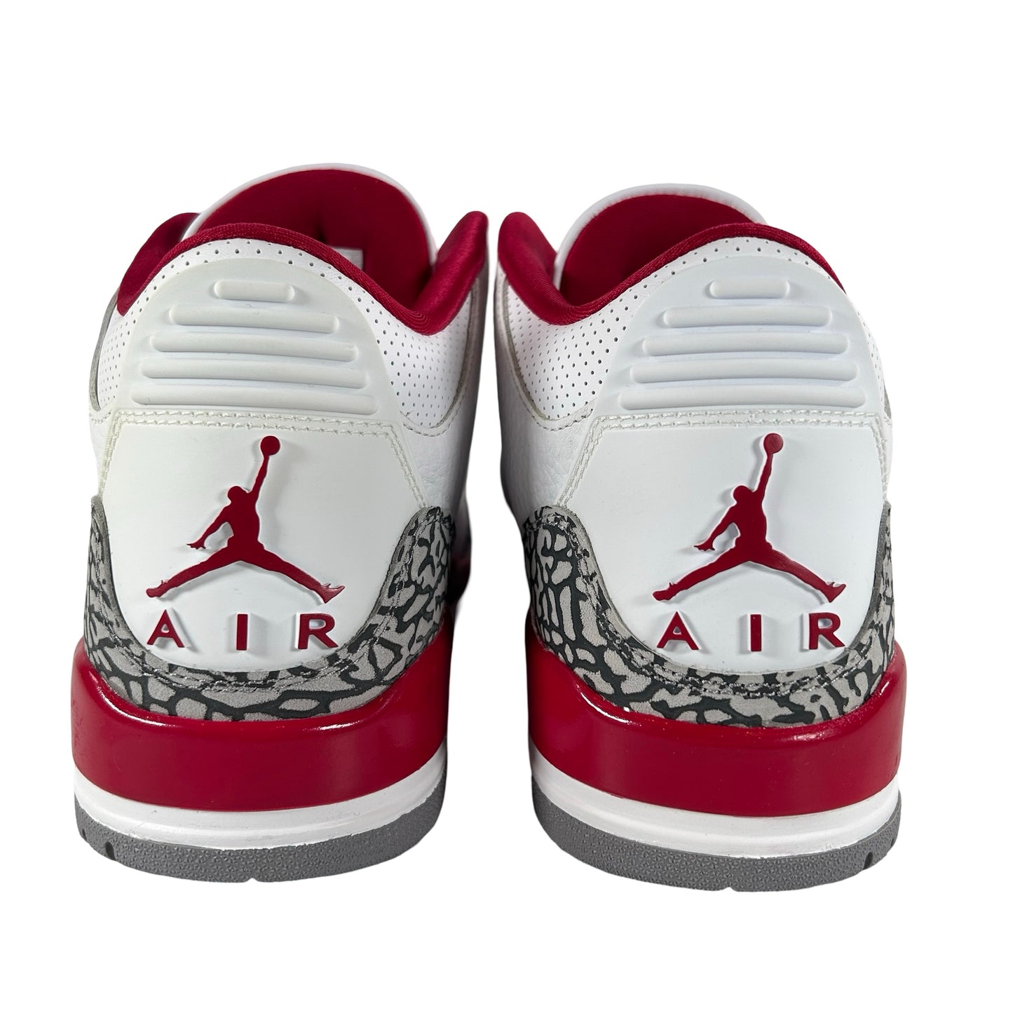 CT8532 126 Jordan 3 Retro Cardinal Red [CONDITIONAL] - 9 M (Yellowing)