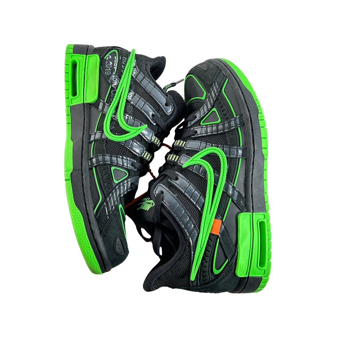 CU6015 001 Nike Air Rubber Dunk Off-White Green Strike [USED] - 6.5 M (Used)