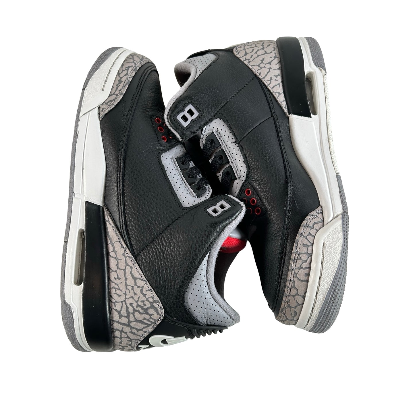 DM0967 010 Jordan 3 Retro Black Cement (2024) (GS) [USED] - 5 Y (Used4)