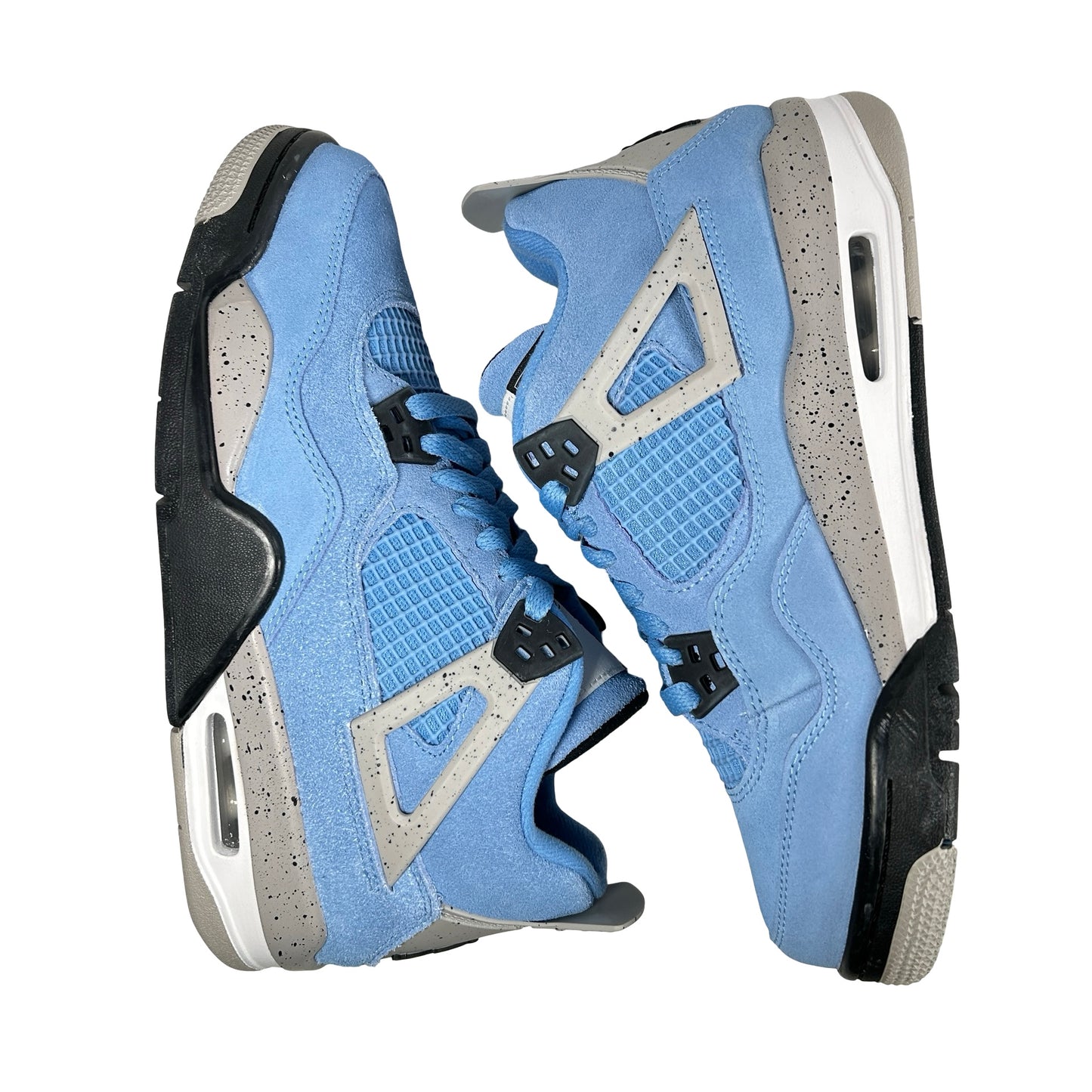 408452 400 Jordan 4 Retro University Blue (GS) [CONDITIONAL] - 6.5 Y (Flaws On Left Uppers)