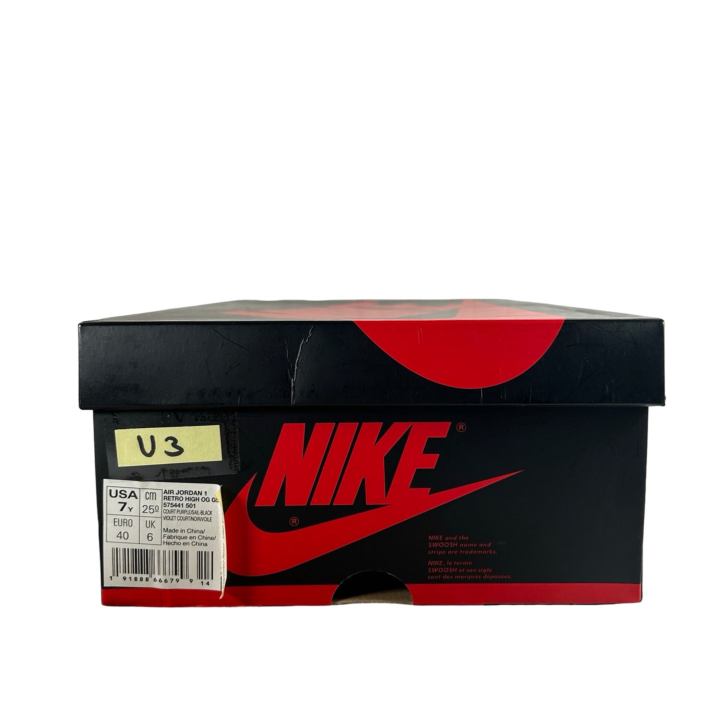 575441 501 Jordan 1 Retro High Court Purple (GS) [USED] - 7 Y (Used3)