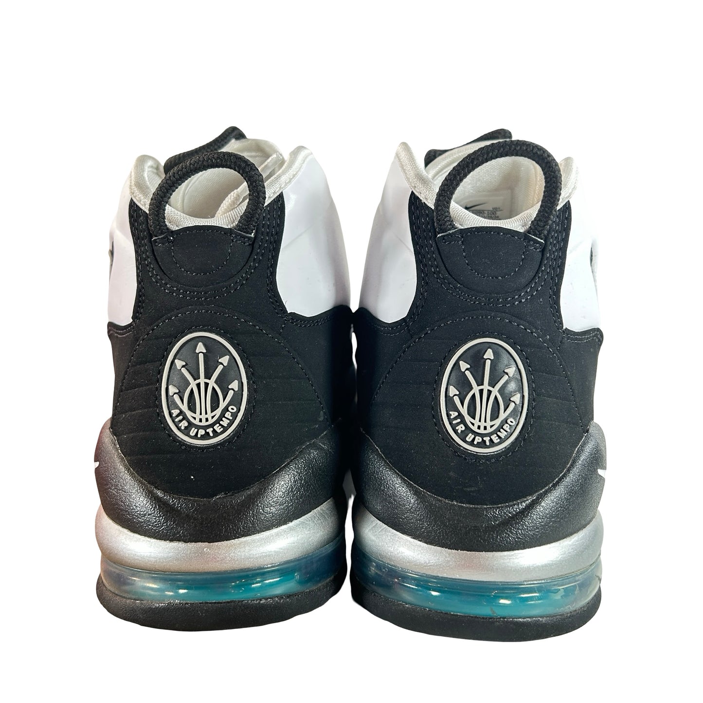 311090 100 Nike Air Max Uptempo 95 White Black Teal [USED] - 11.5 M (Used)