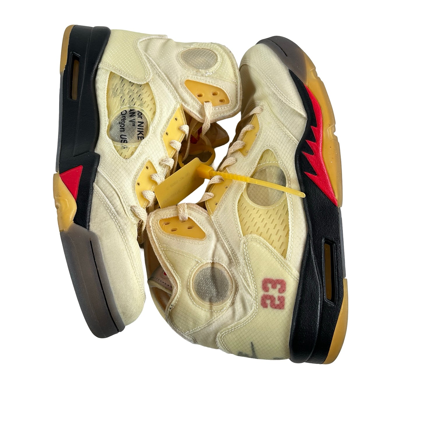DH8565 100 Jordan 5 Off-White Sail [USED] - 13 M (Used5)