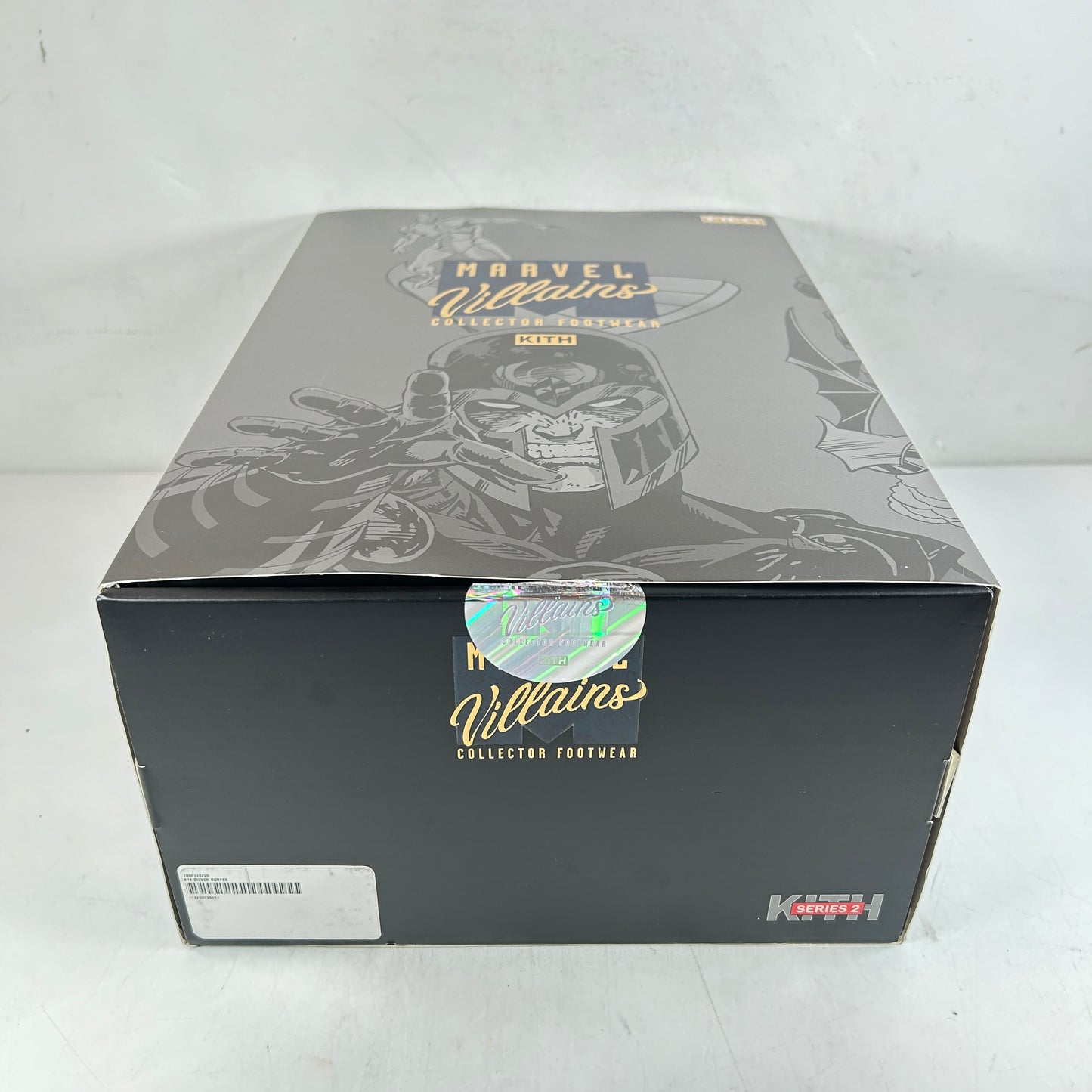 1203A661 020 ASICS Gel-Kayano 14 Kith Marvel Villains Silver Surfer Opened Box (Comic Not Included) [USED] - 10.5 M (Used)