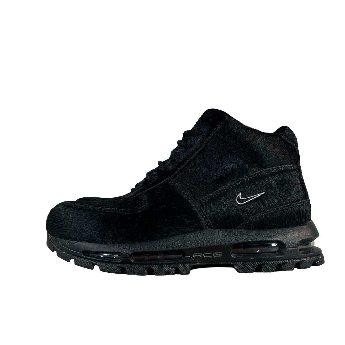 IO4635 001 Nike Air Max Goadome Black Pony Hair [USED] - 9.5 M (Used) (No Box)