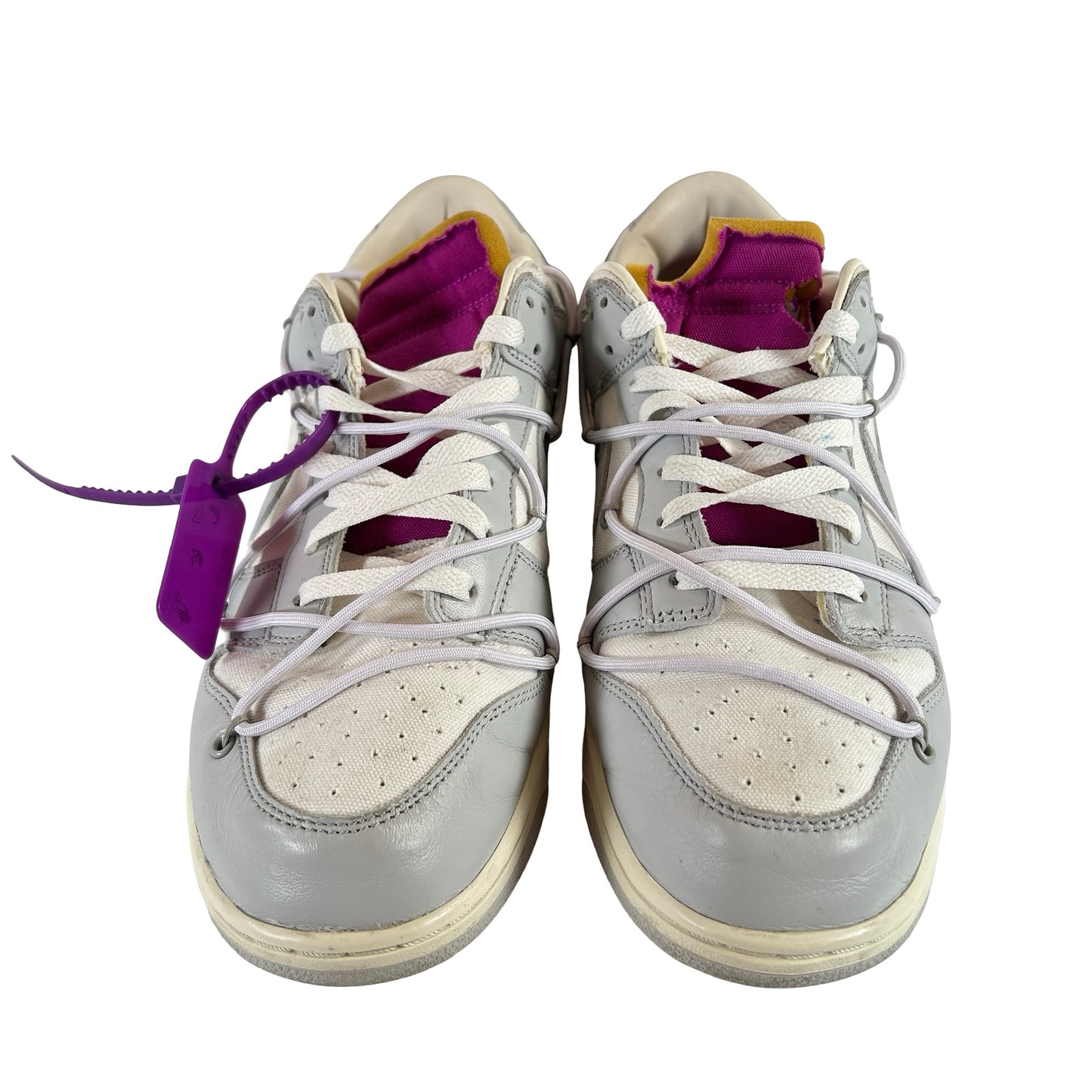 DM1602 118 Nike Dunk Low Off-White Lot 3 [USED] - 13 M (Used) (No Box)
