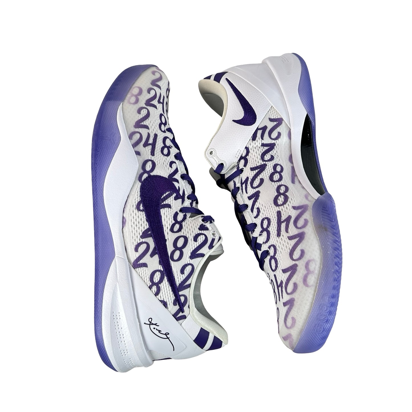 FQ3549 100 Nike Kobe 8 Protro Court Purple - 12 M (Yellowing Inner Right Midsole)