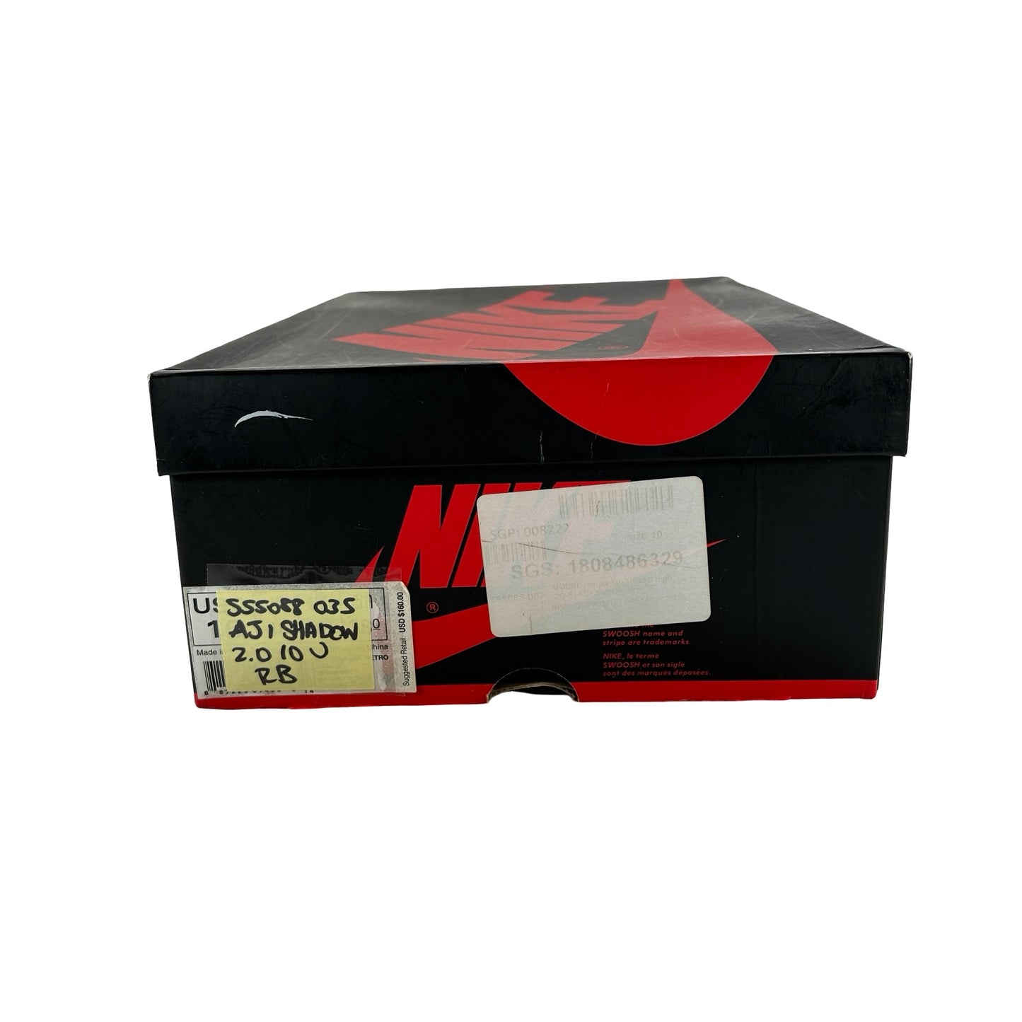 555088 035 Jordan 1 Shadow 2.0 [USED] - 10 M (Used) (Replace Box)