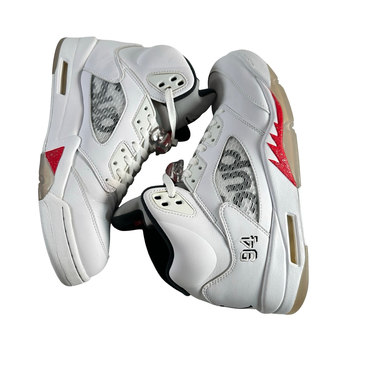 824371 101 Jordan 5 Retro Supreme White [USED] - 10 M (Used)