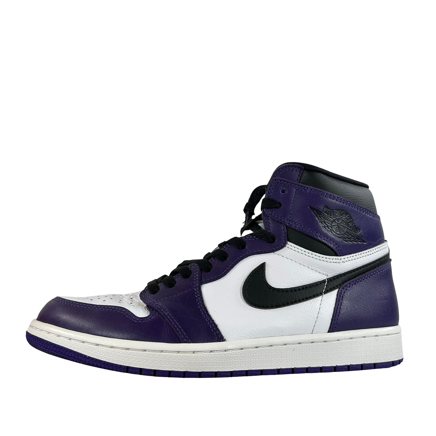 555088 500 Jordan 1 Court Purple [USED] - 10 M (Used) (Replace Box)