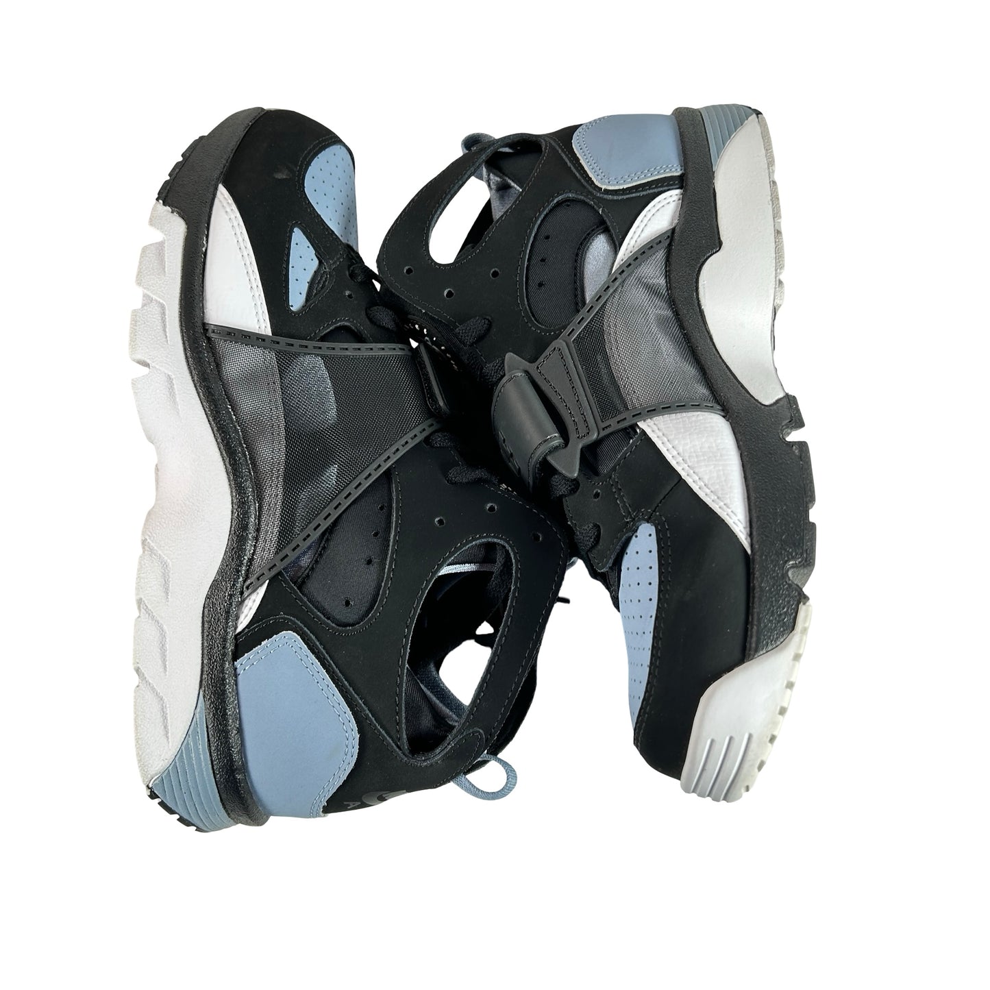 IH4470 001 Nike Air Trainer Huarache Cool Blue Black [USED] - 11 M (Used)