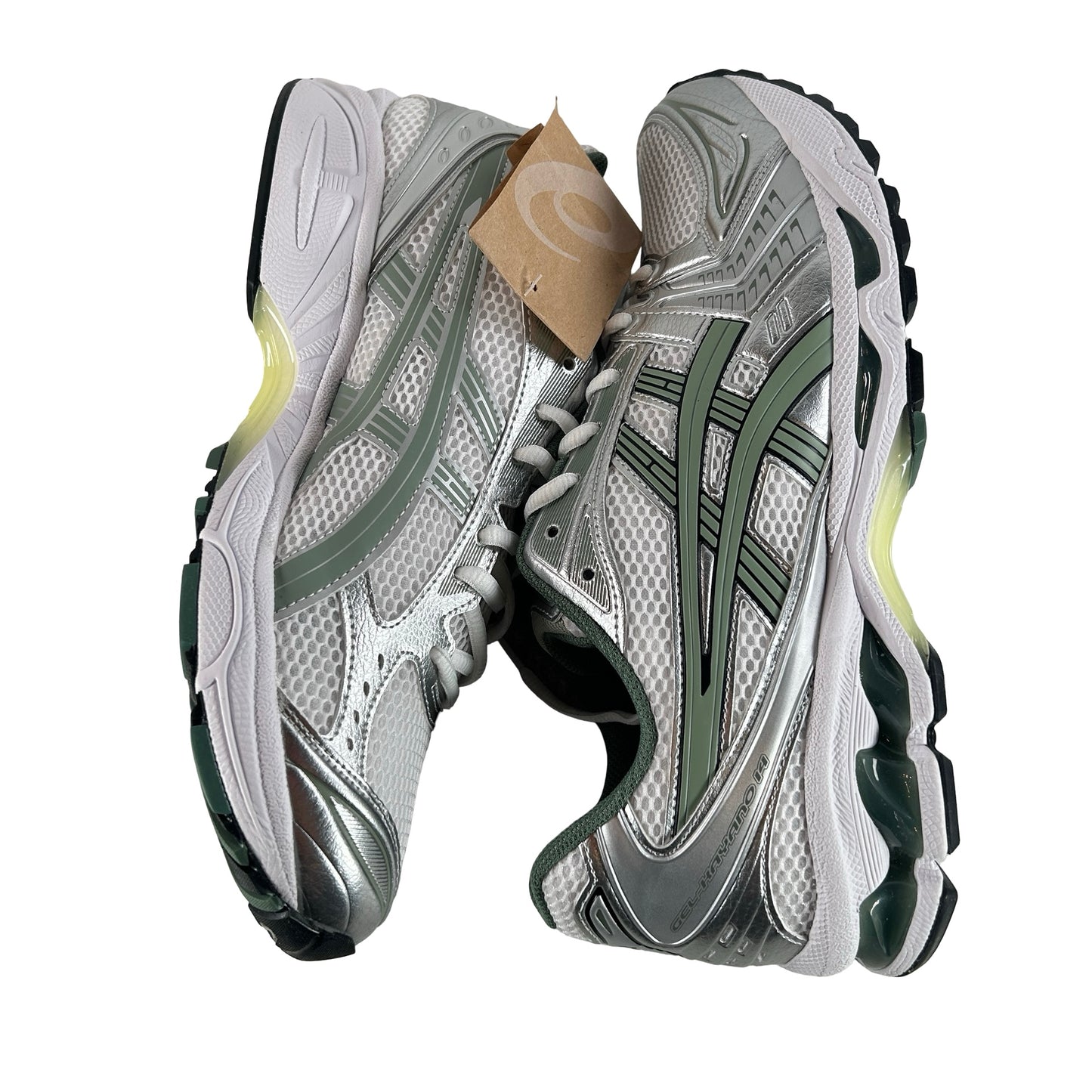 1201A019 107 ASICS Gel-Kayano 14 White Pure Silver Slate Grey Sage [USED] - 11 M (VNDS)