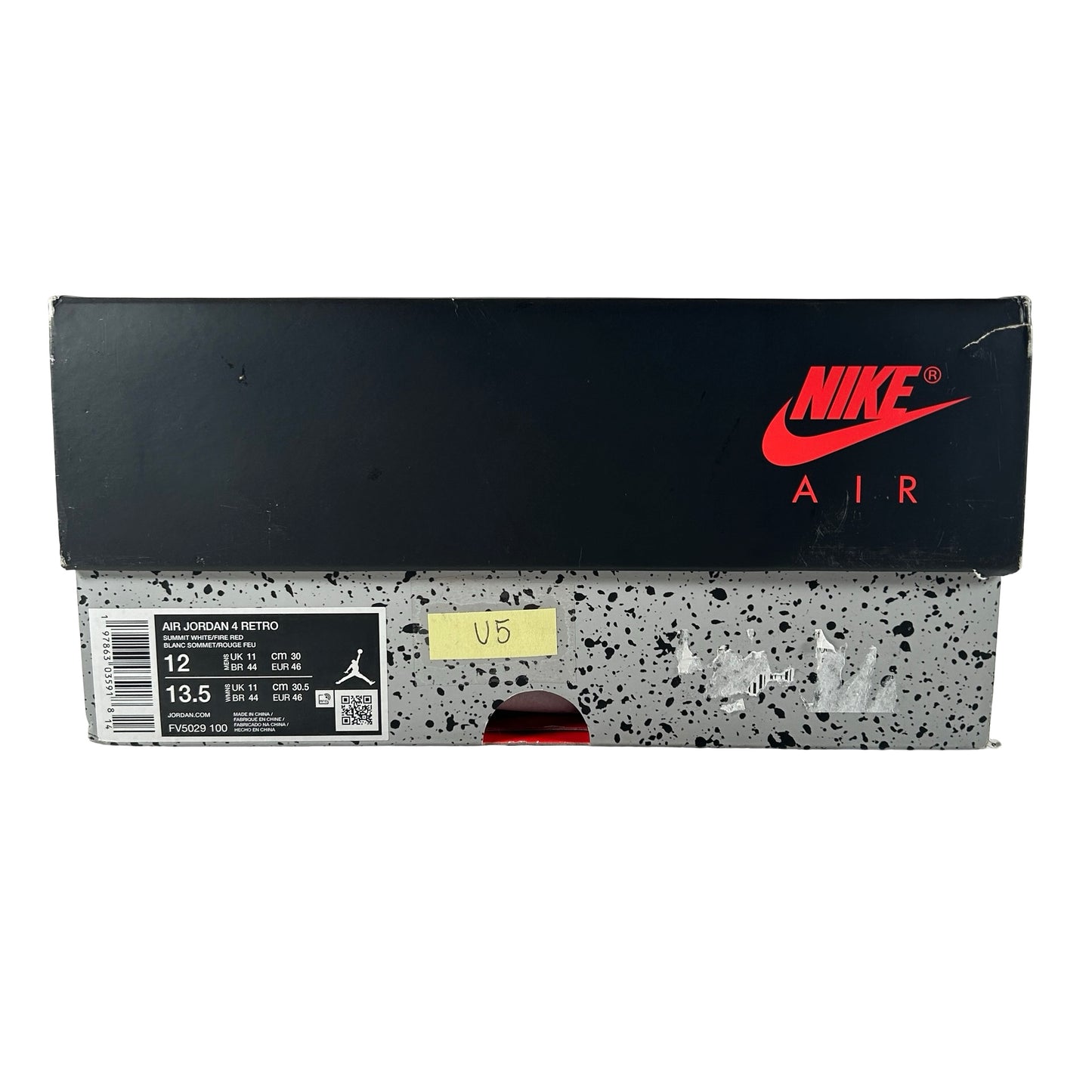 FV5029 100 Jordan 4 Retro White Cement (2025) [USED] - 12 M (Used5)