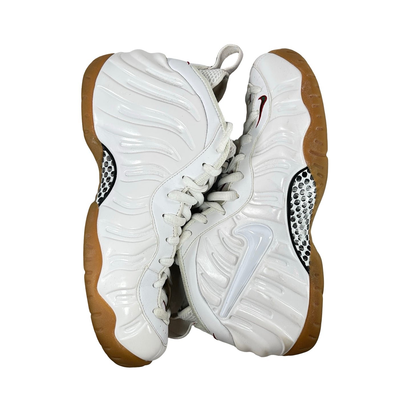 624041 102 Nike Air Foamposite Pro White Gucci [USED] - 10 M (Used)