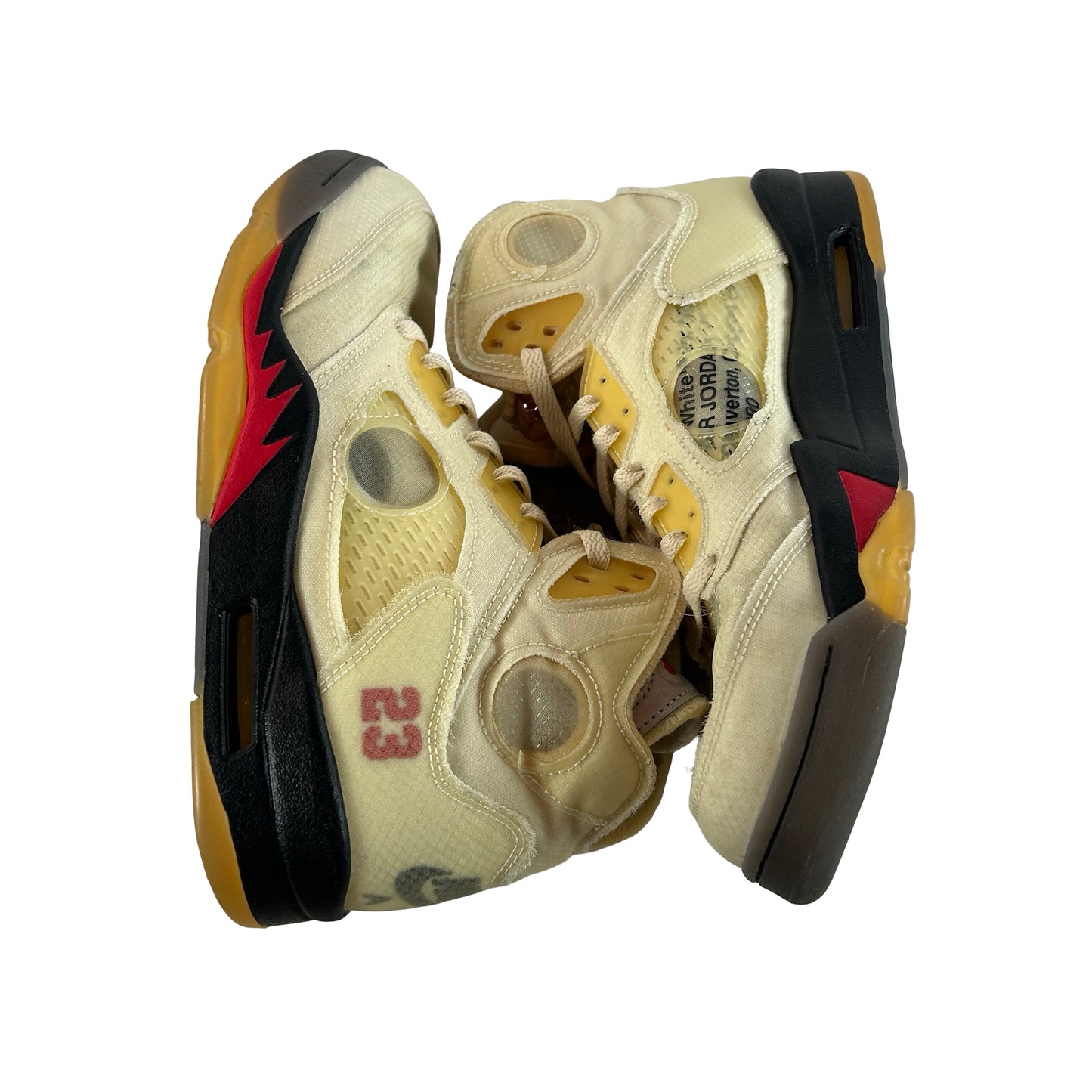 DH8565 100 Jordan 5 Off-White Sail [USED] - 9.5 M (Used5)