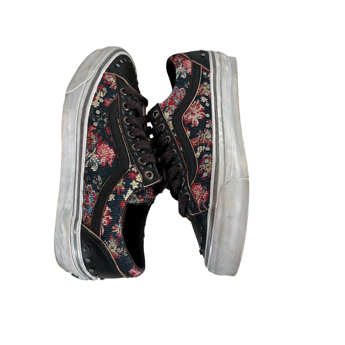 VN000D2GBLA Vans OTW Old Skool 36 Vibram Floral Rivets Black [USED] - 8.5 M (Used)