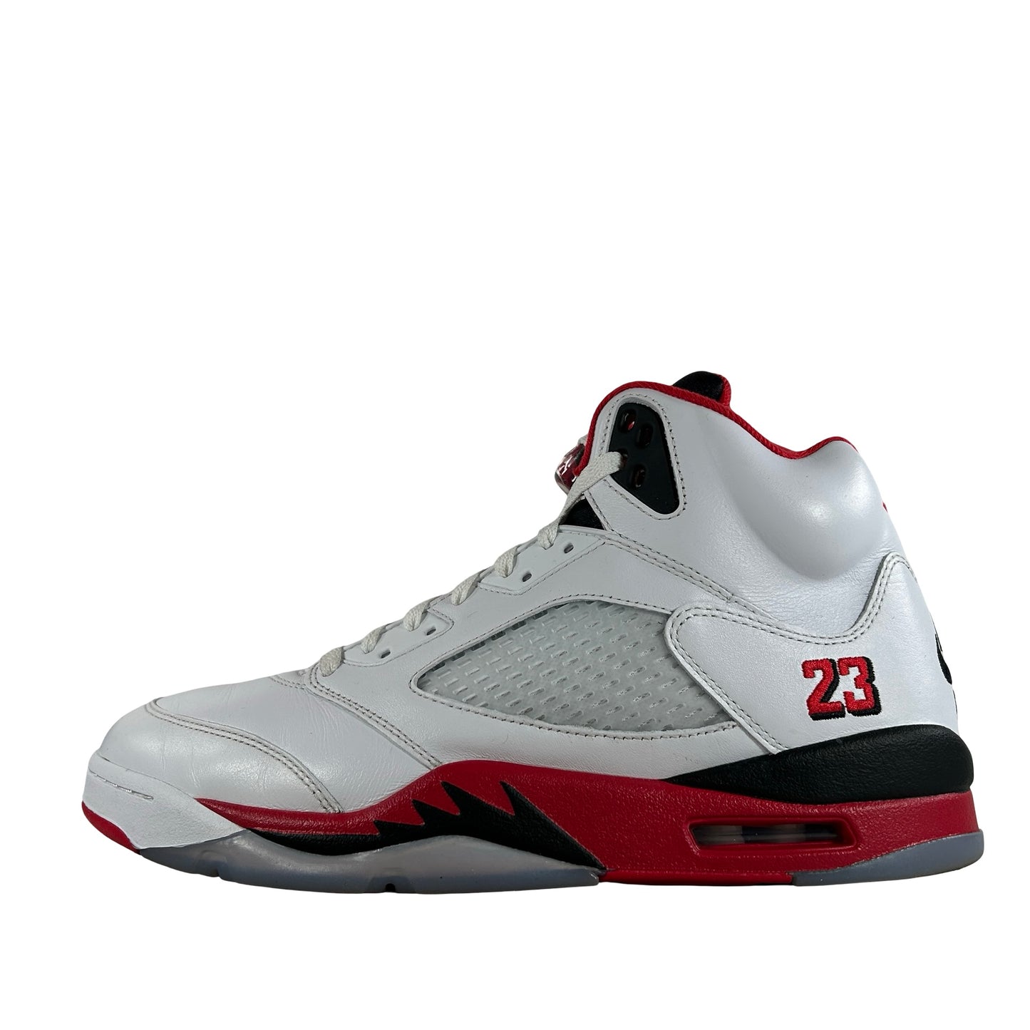HQ7978 101 Jordan 5 Retro Fire Red Black Tongue (2025) [USED] - 12 M (Used4)
