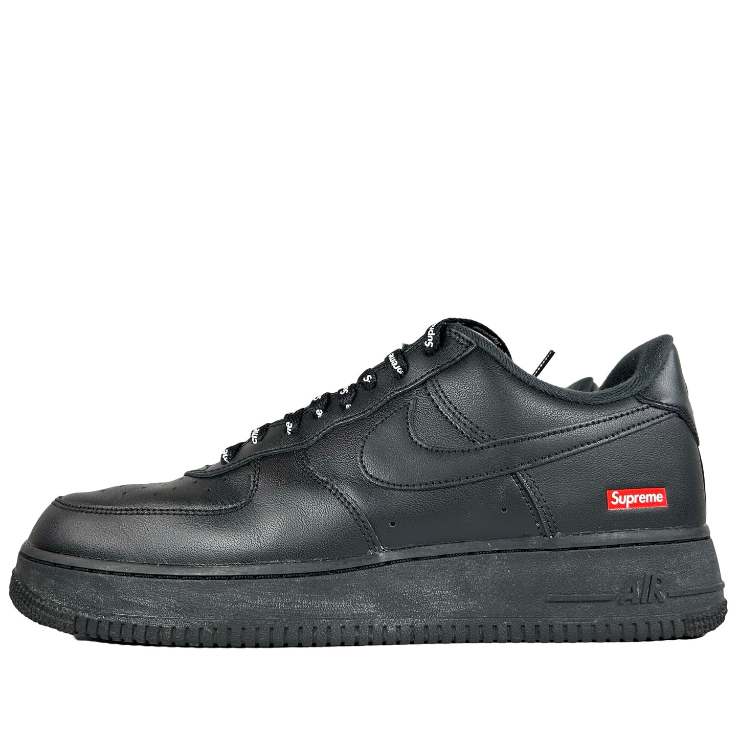 CU9225 001 Air Force 1 Low Supreme Black [USED] - 10.5 M (Used)