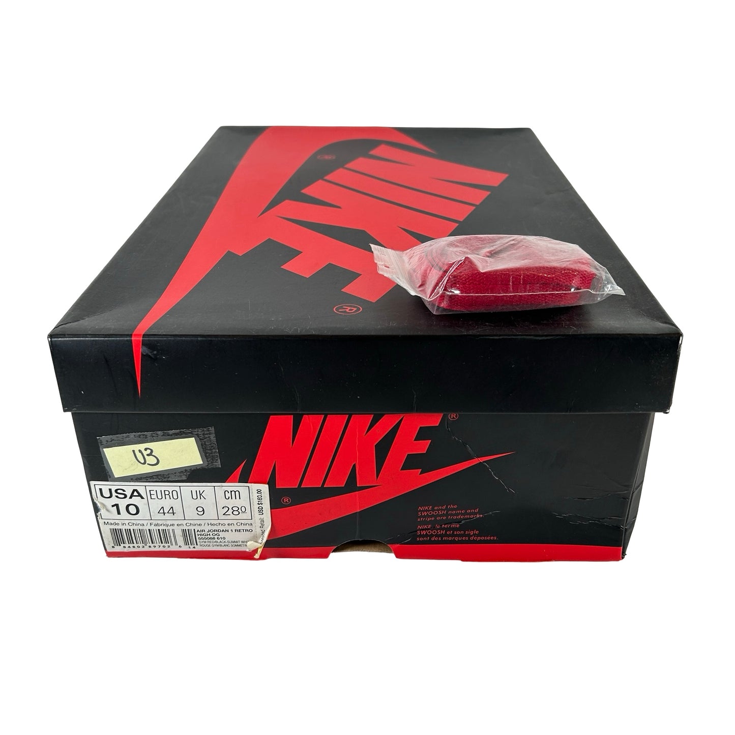 555088 610 Jordan 1 Bred Toe [USED] - 10 M (Used3)
