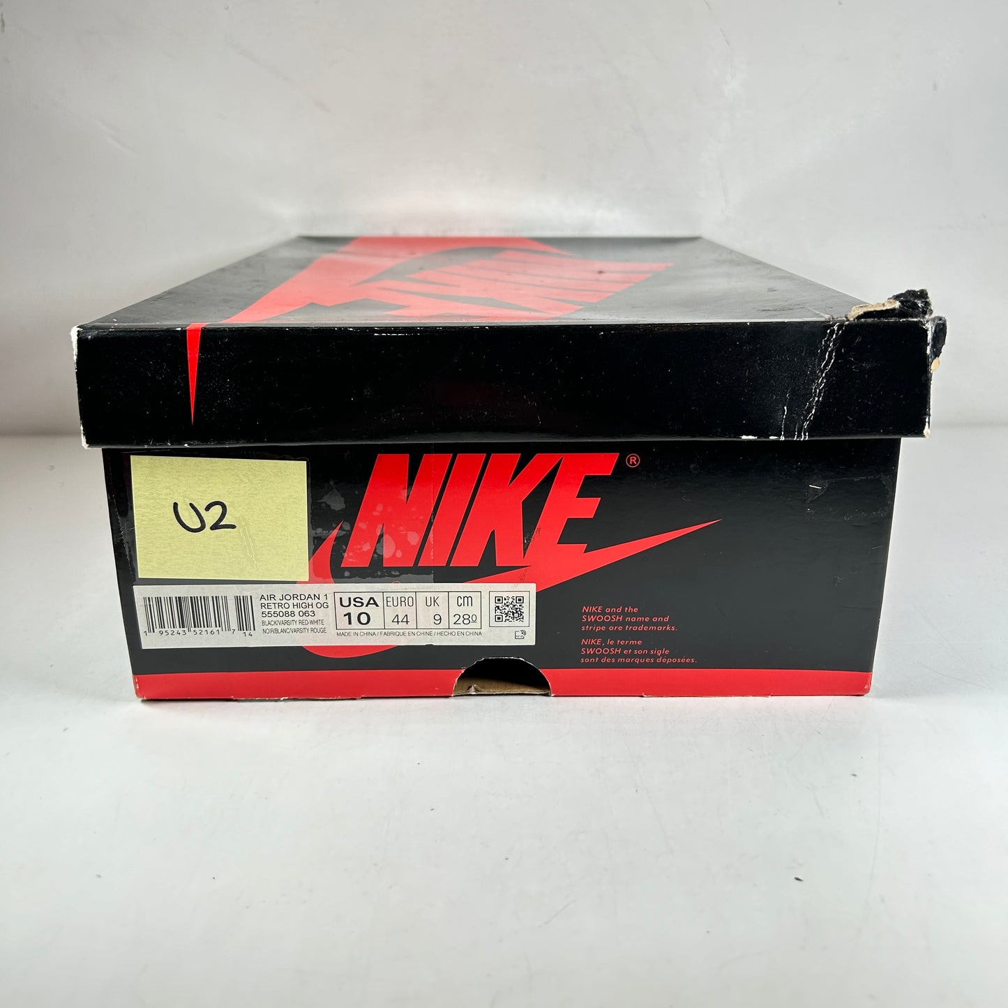 555088 063 Jordan 1 Retro High OG Patent Bred [USED] - 10 M (Used2)