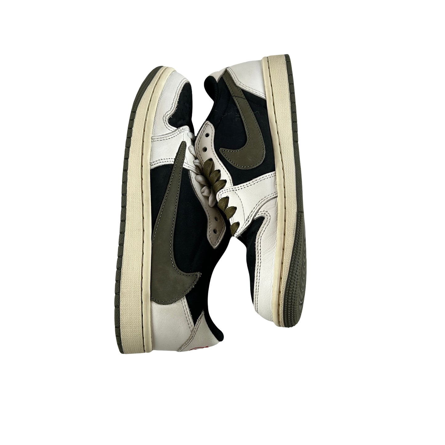 DZ4137 106 Jordan 1 Retro Low OG SP Travis Scott Olive (W) [USED] - 7 W (Used) (No Box)