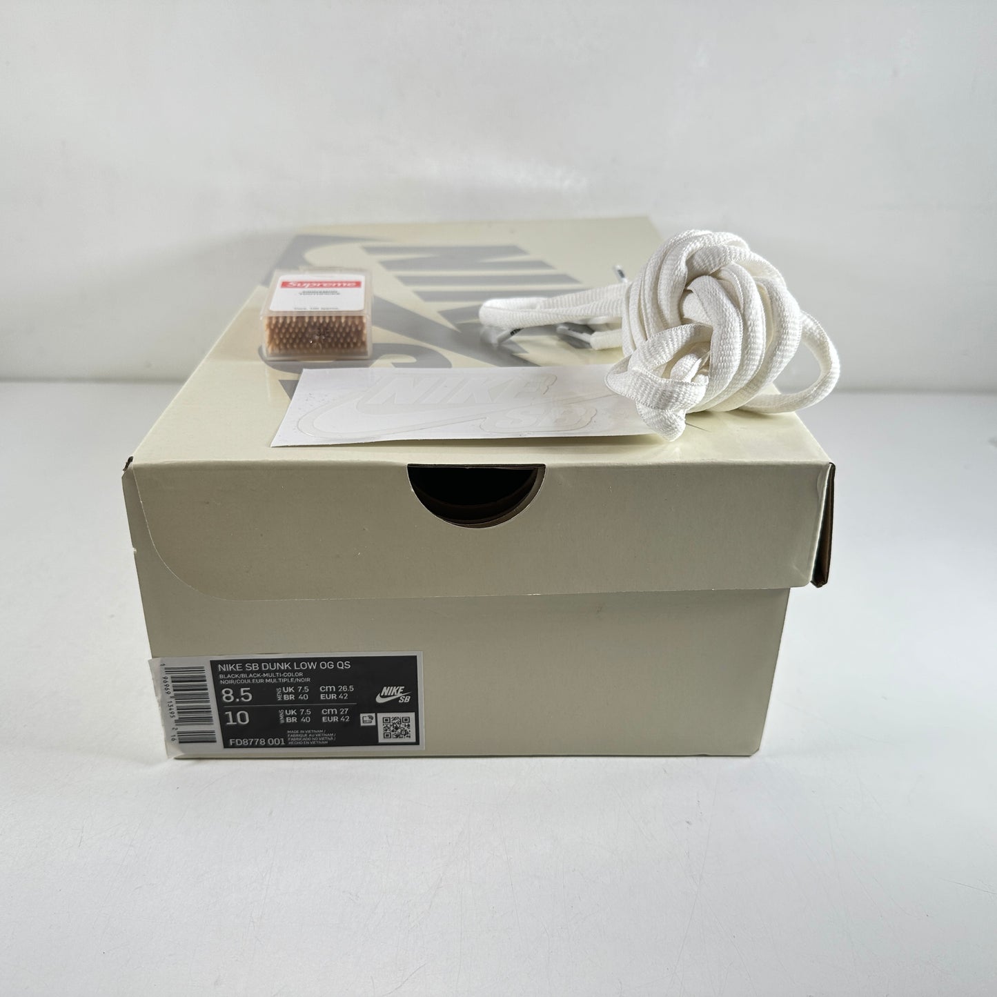 FD8778 001 Nike SB Dunk Low Supreme Rammellzee [USED] - 8.5 M (Used2)