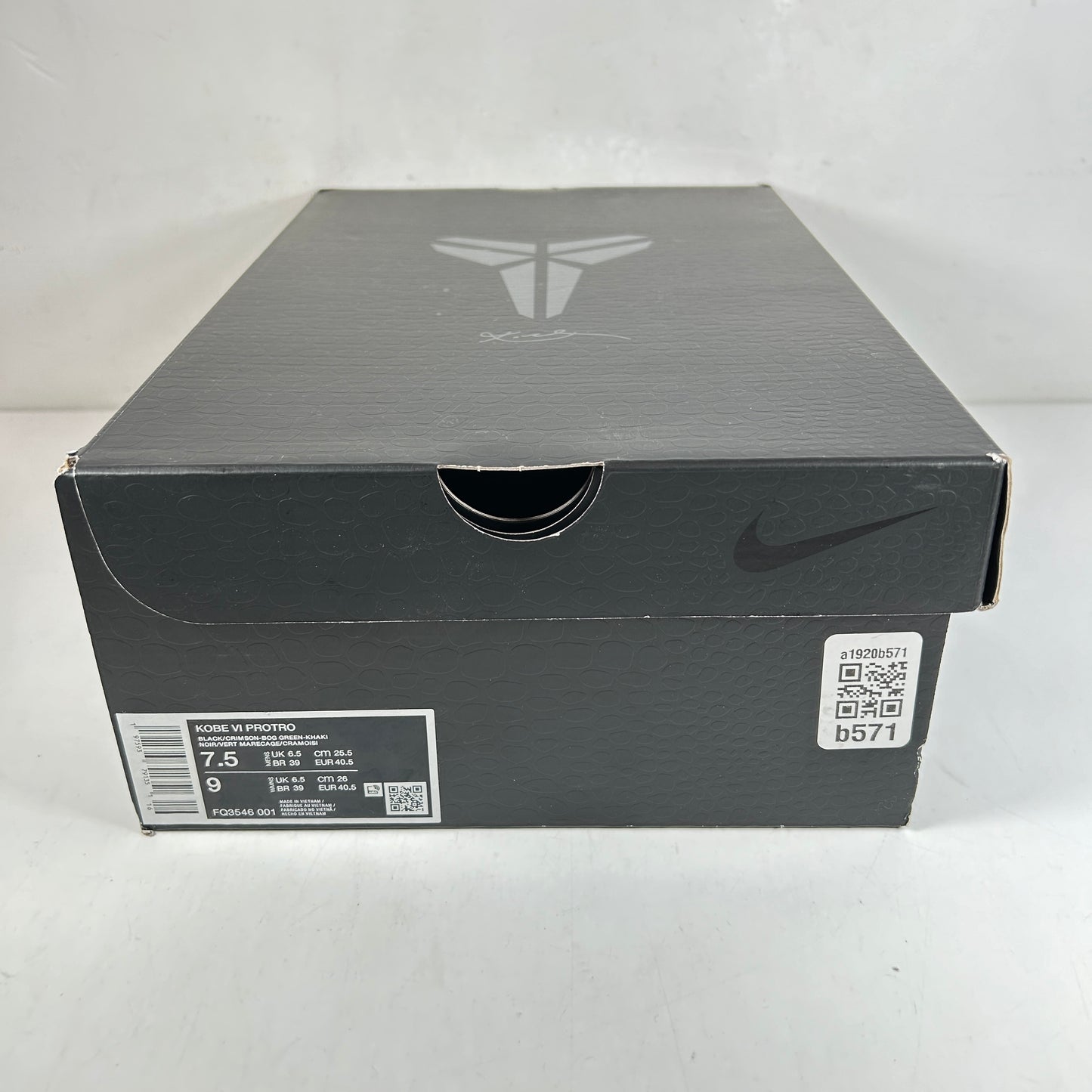 FQ3546 001 Nike Kobe 6 Protro Italian Camo (2024) [USED] - 7.5 M (Used)