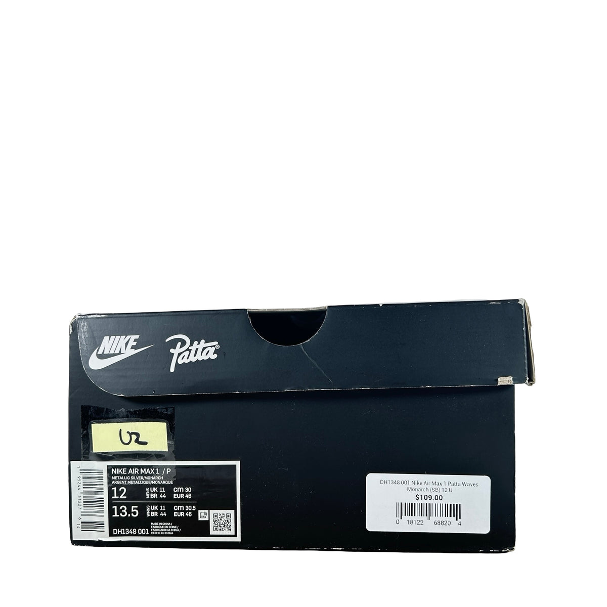 DH1348 001 Nike Air Max 1 Patta Waves Monarch [USED] - 12 M (Used2)