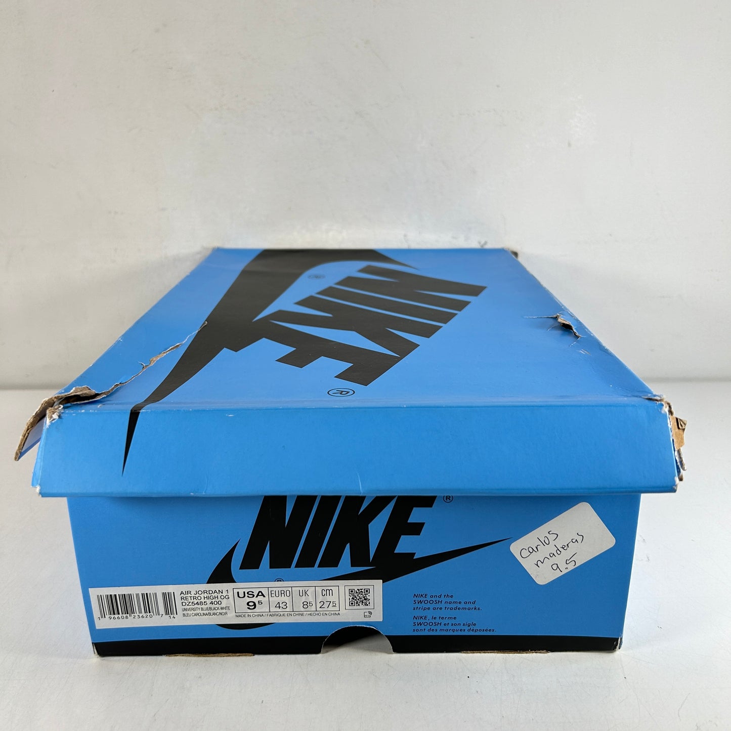 DZ5485 400 Jordan 1 Retro High OG UNC Toe [USED] - 9.5 M (Used2)