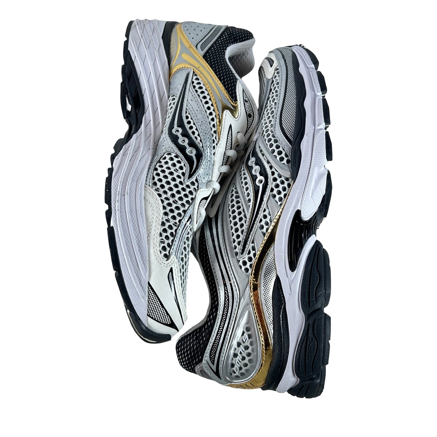 S70739 9 Saucony ProGrid Omni 9 Silver Gold [USED] - 10 M (Used) (No Box)