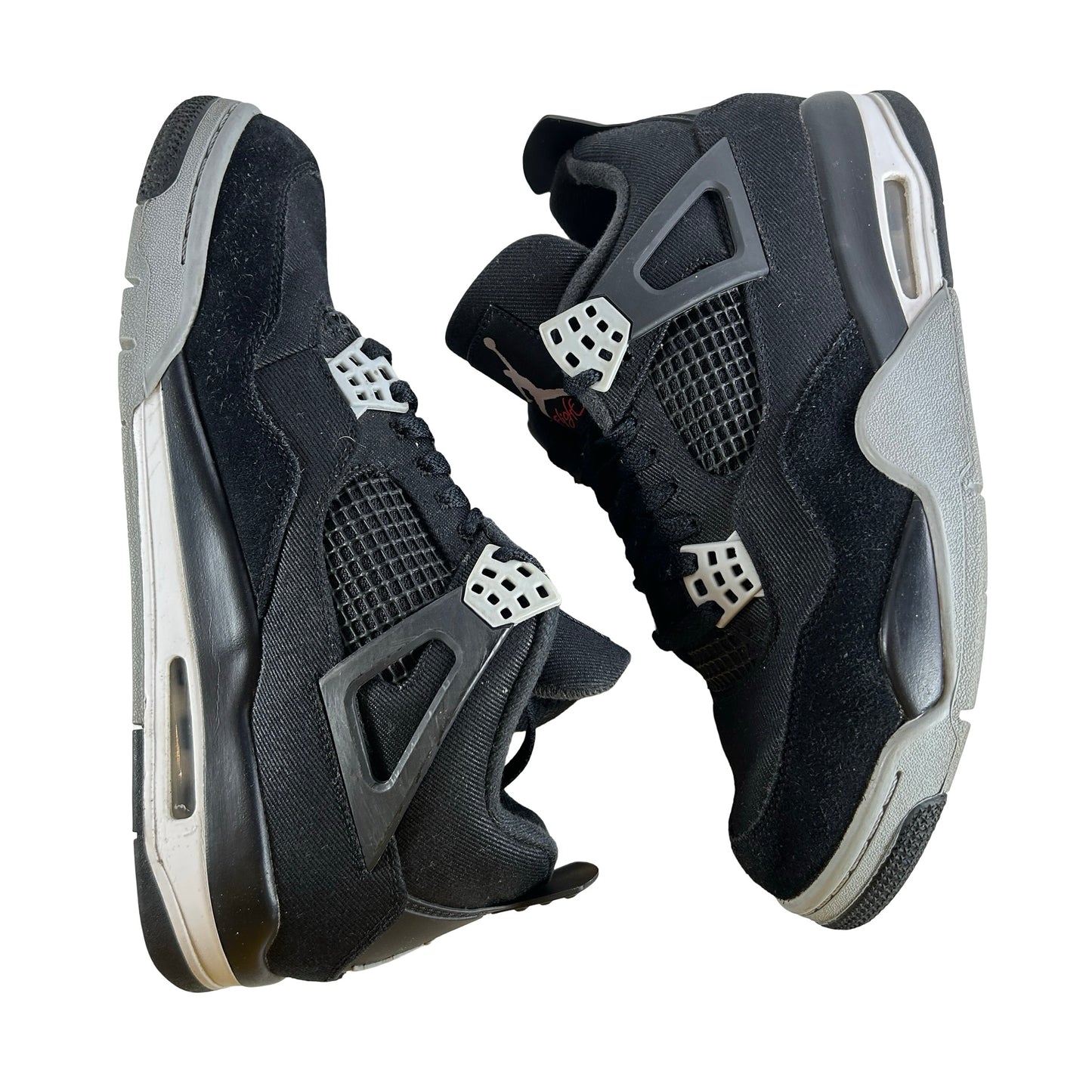 DH7138 006 Jordan 4 Retro SE Black Canvas [USED] - 10 M (Used6)