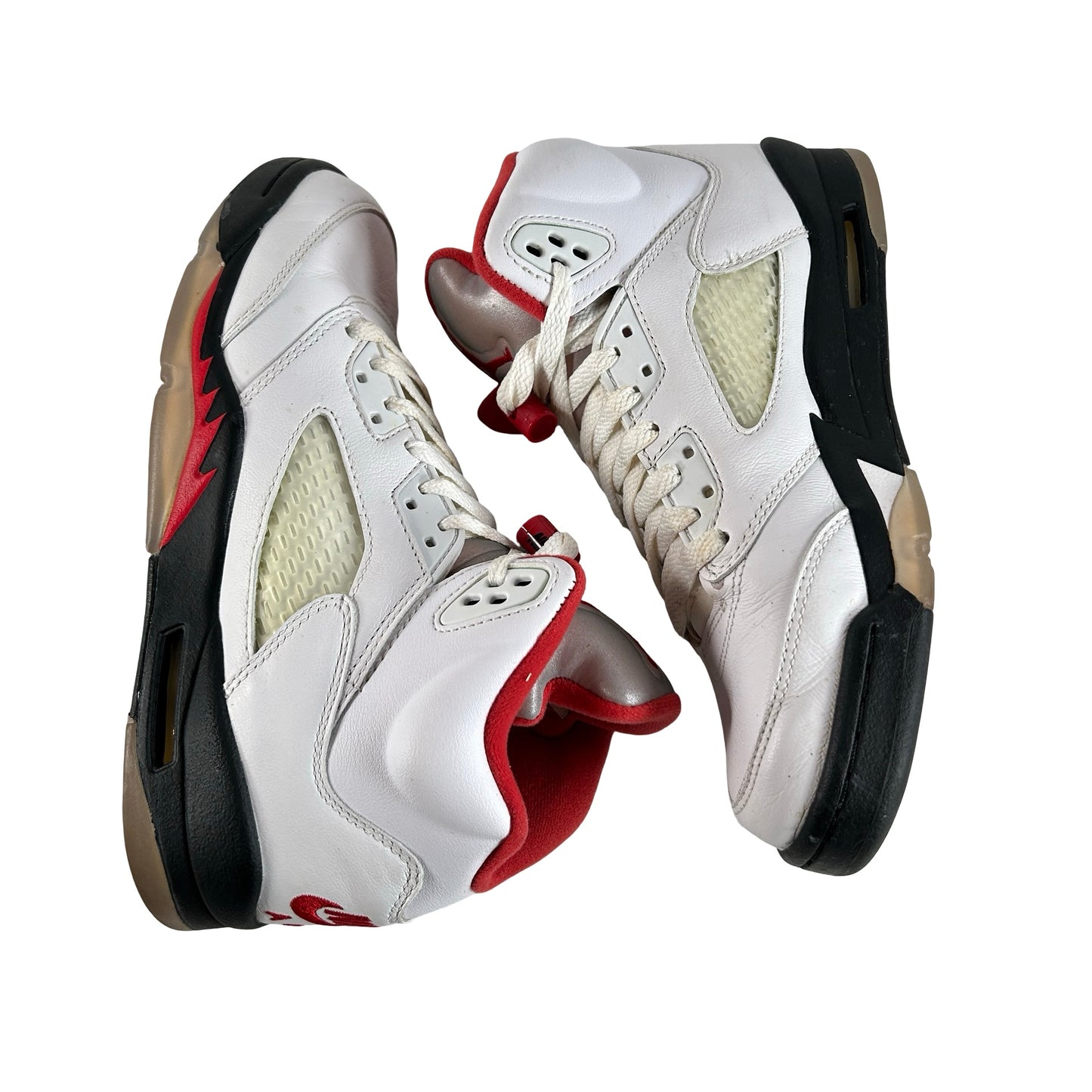 440888 102 Jordan 5 Retro Fire Rojo Plata Lengua (2020) (GS)