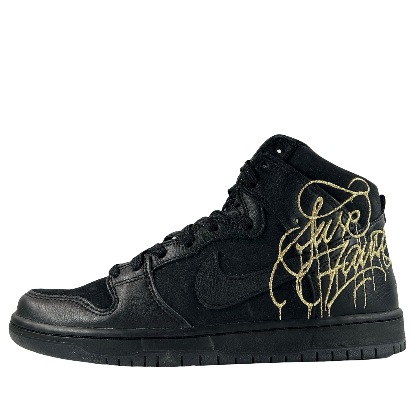 DH7755 001 Nike SB Dunk High FAUST Black Gold [USED] - 10 M (VNDS)