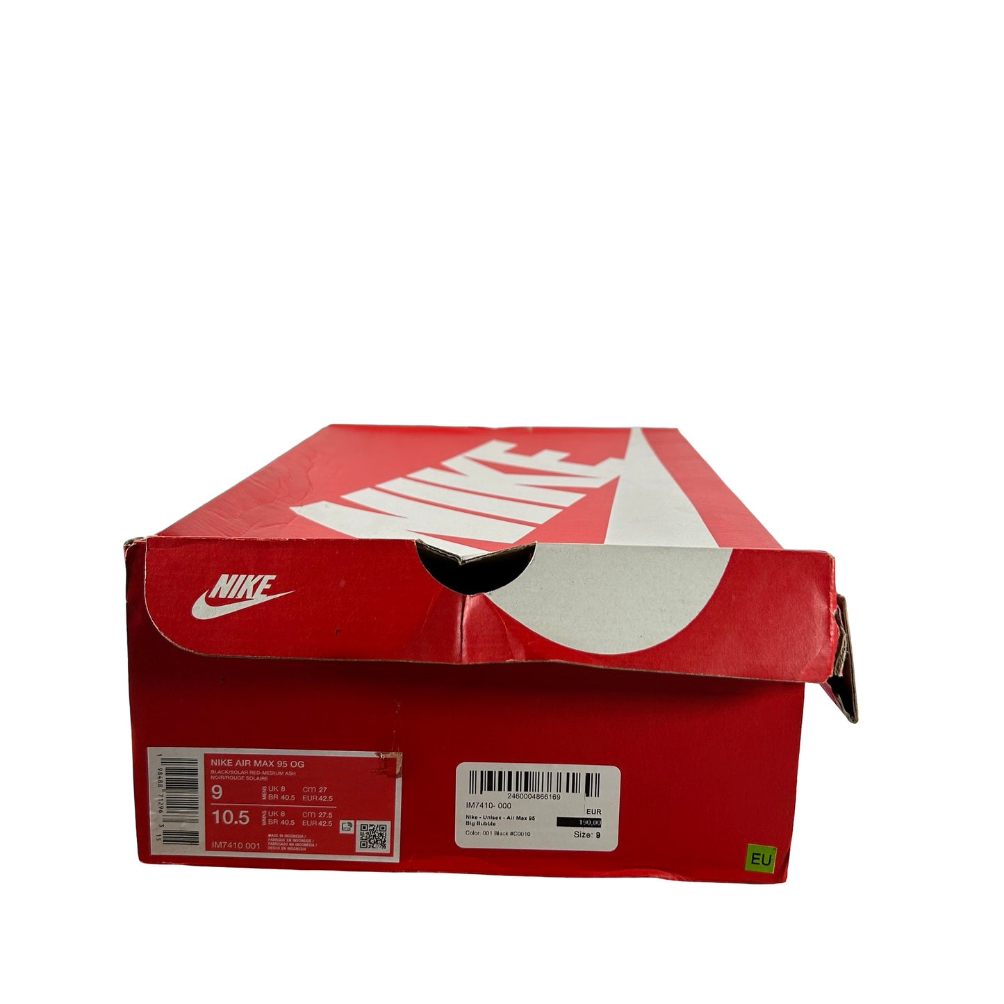 IM7410 001 Nike Air Max 95 OG Big Bubble Solar Red 2.0 (2025) [USED] - 9 M (Used)