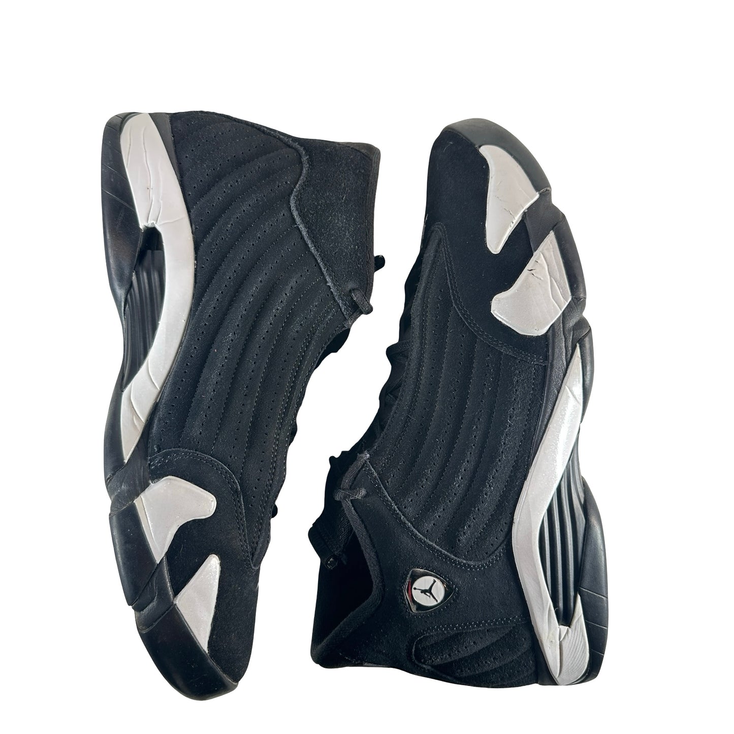 487471 016 Jordan 14 Retro Black White [USED] - 13 M (Used)
