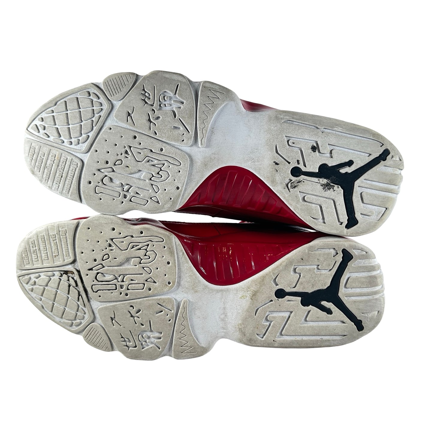 302370 160 Jordan 9 Retro White Gym Red [USED] - 12 M (Used) (No Box)