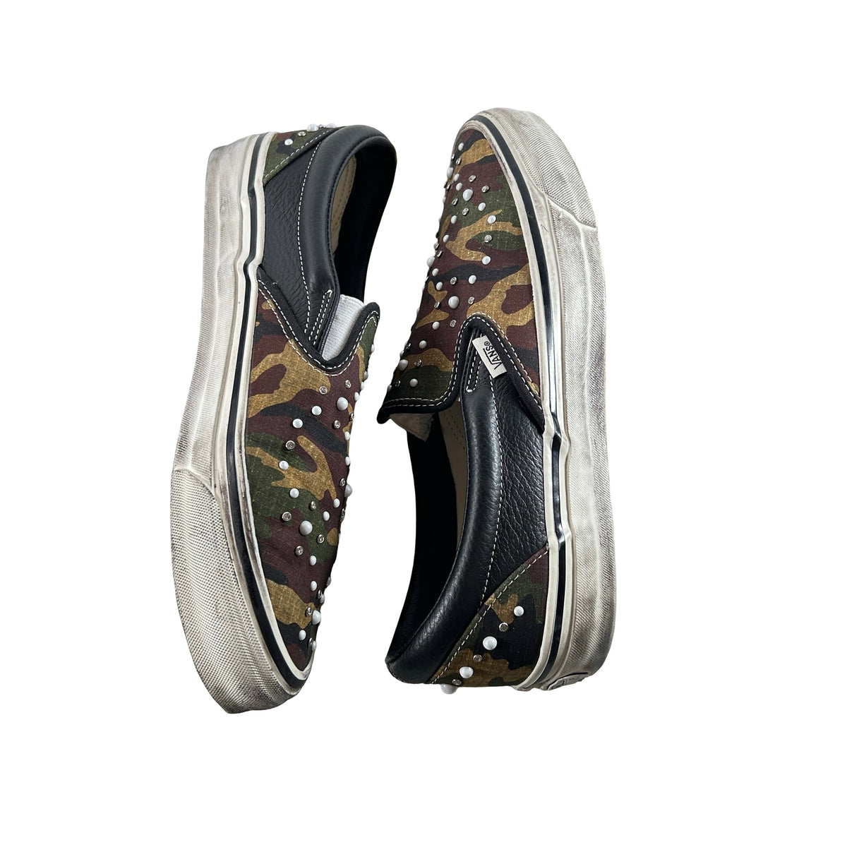VN000D9PCAK Vans LX Classic Slip-On 98 Pearlized Pack Camo Black [USED] - 11 M (Used3)